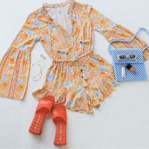 SPELL Enchanted Wood Romper size Small (NWT)
